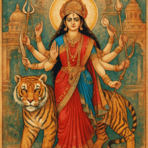 Artistic Durga Maa Drawing