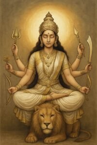 Atistic Durga Maa Drawing