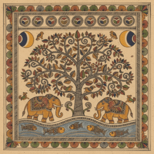 indian folk art painting