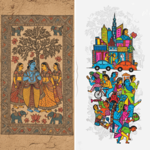 madhubani painting history