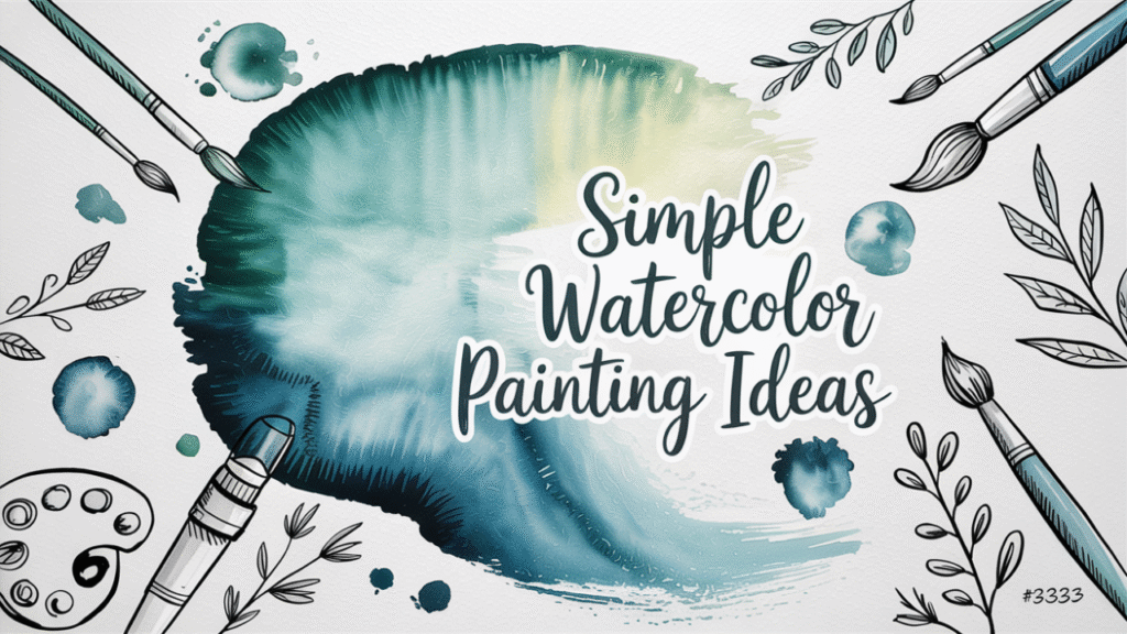 Simple Watercolor Painting Ideas