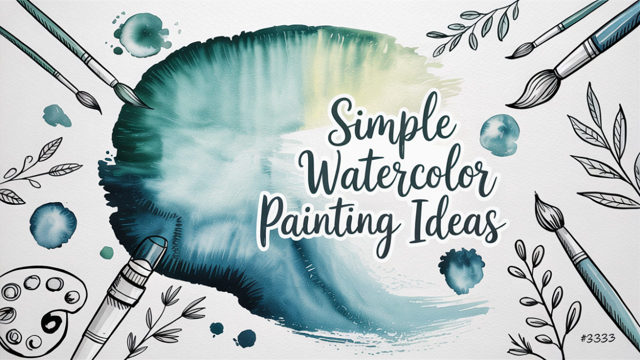 Simple Watercolor Painting Ideas