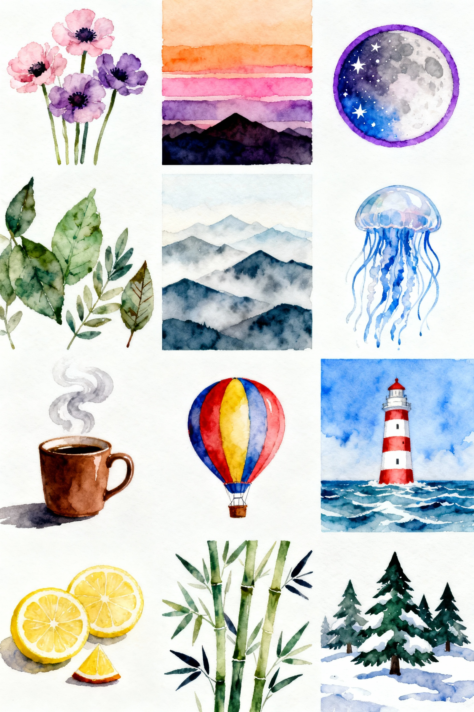 Simple Watercolor Painting Ideas
