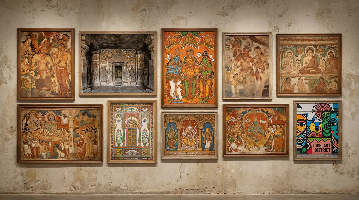 Famous Mural Paintings in India
